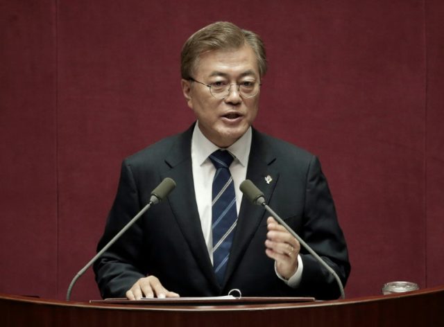South Korean President Moon Jae-In advocates a two-phased approach to the North's nuclear