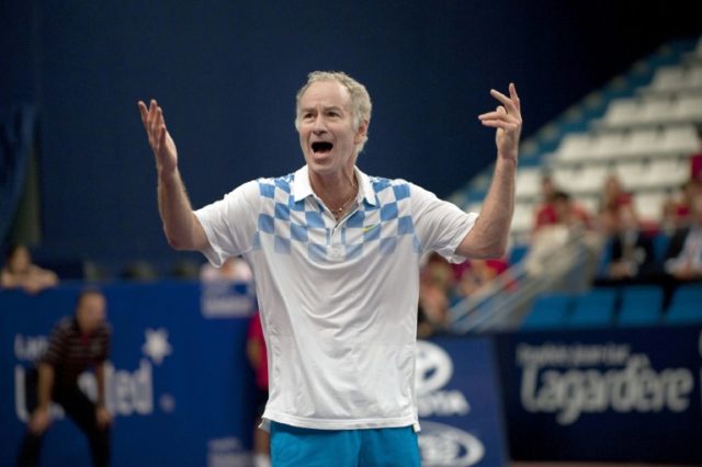 US tennis legend John McEnroe is currently on tour to promote his new book 'But Seriously'