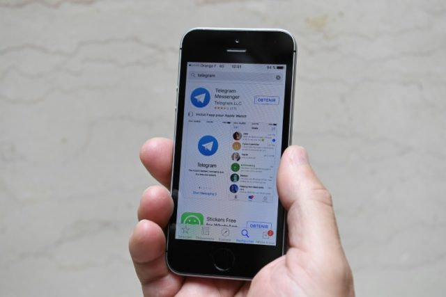 The Telegram messenger application lets people exchange messages, photos and videos in gro