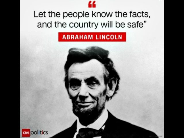 CNN Lincoln Misquote @CNNPolitics