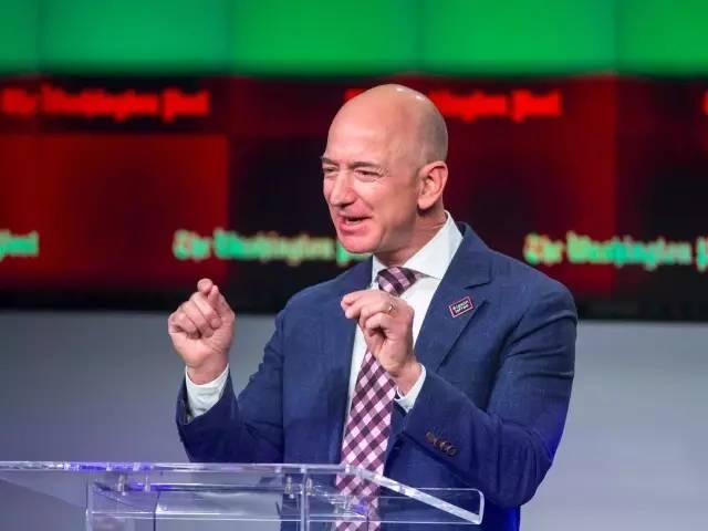 FILE - In this Jan. 28, 2016, file photo, billionaire Amazon founder and Washington Post owner Jeff Bezos talks about the history and character of the Post during a dedication ceremony for its new headquarters in Washington. Presumptive Republican presidential nominee Donald Trump told Fox News in an interview on …