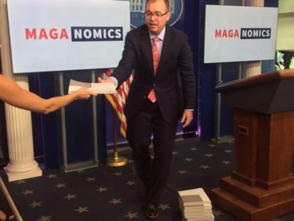 Office of Management and Budget Director Mick Mulvaney highlighted and defined the “next iteration” of Reaganomics which he introduced as “MAGAnomics” during Thursday afternoon’s White House press briefing.