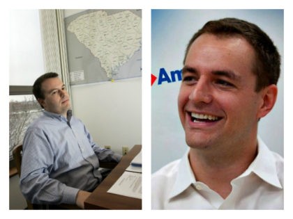 Collage of Matt Rhoades and Robby Mook