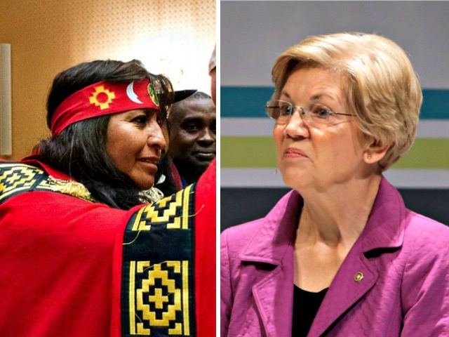 Native American Woman and Liz Warren AP:Reuters Photos