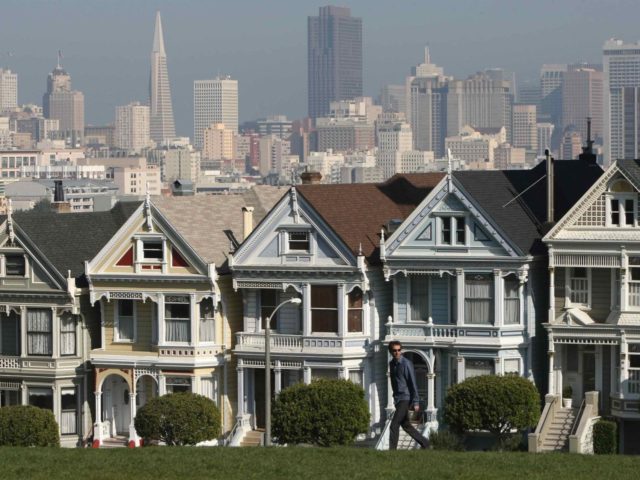 San Francisco Skyline Painted Ladies (Justin Sullivan / Getty)