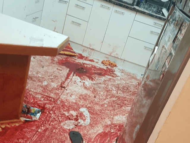 "Sabbath massacre" terror attack in Halamish on Salomon family (IDF / Twitter)