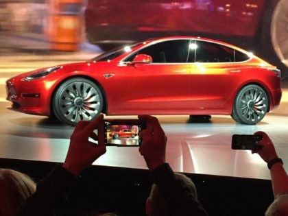 Tesla Model 3 (Justin Pritchard / Associated Press)