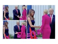 Trump-Duda-handshake-twitter Outlets reported that Donald Trump suffered an embarrassing handshake snub from the Polish first lady.