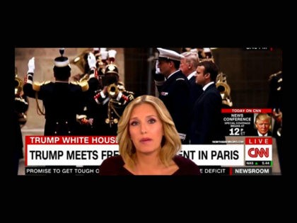 CNN anchor Poppy Harlow mistook the Star Spangled Banner for the French national anthem during a live broadcast Thursday.