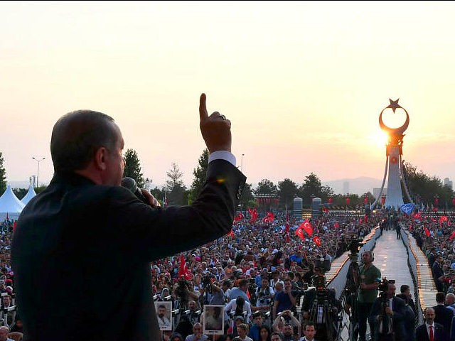ANKARA, TURKEY - JULY 16 : (----EDITORIAL USE ONLY MANDATORY CREDIT - ' TURKISH PRESIDENCY