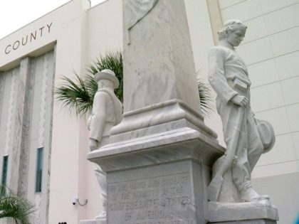 Hillsborough County Courthouse, Florida, Confederate monument