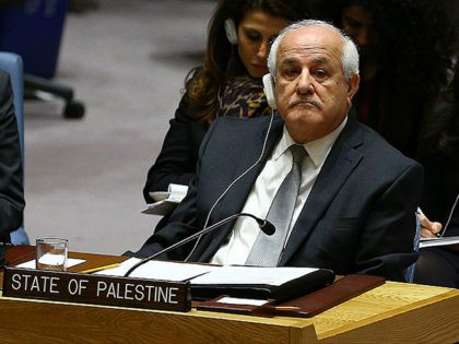 NEW YORK, UNITED STATES - DECEMBER 23: Palestinian representative to the UN Riyad Mansour