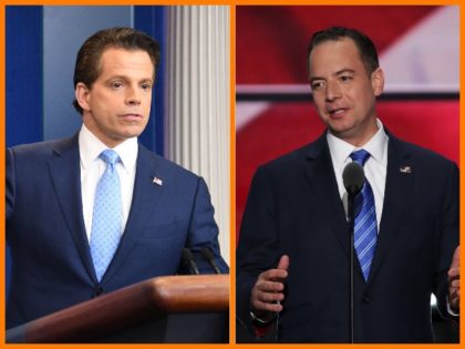 Anthony Scaramucci and Reince Priebus