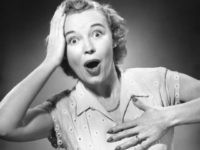 UNITED STATES - CIRCA 1950s: Woman with surprised look. (Photo by George Marks/Retrofile/Getty Images)