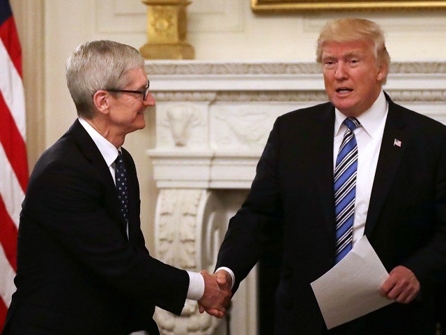 President Trump Says Apple CEO Tim Cook Promised to Build Three ...