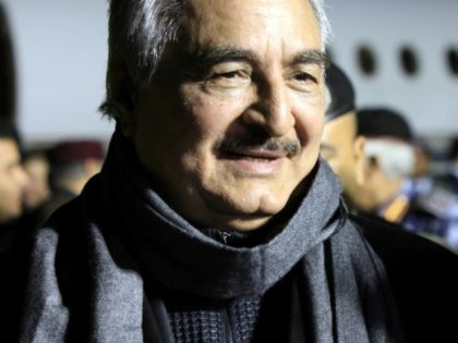 File picture of Field Marshal Khalifa Haftar, the leader of the self-styled Libyan Nationa