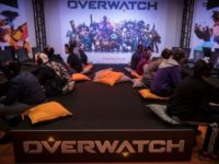 Visitors play the video game "Overwatch" at the 2016 Paris Games Week. Game developer Activision is creating an eSports league around the game Visitors play the video game "Overwatch" at the 2016 Paris Games Week. Game developer Activision is creating an eSports league around the game