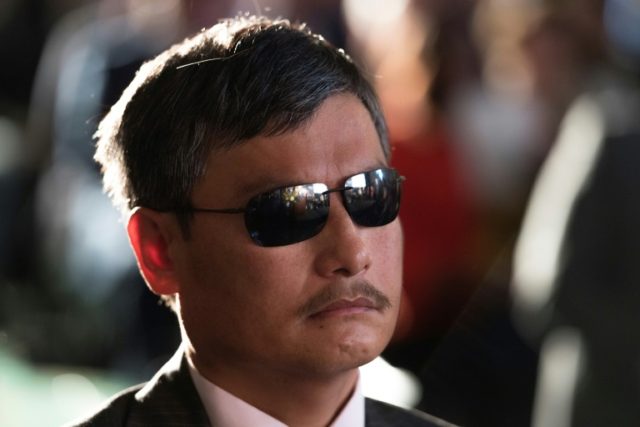 Chen Guangcheng, a lawyer and activist imprisoned for speaking out against forced abortion