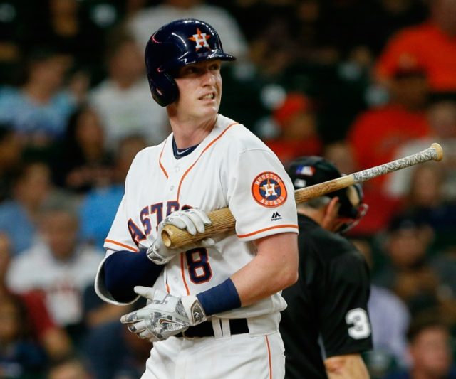 Colin Moran was taken to hospital, where the Astros said he was undergoing diagnostic test