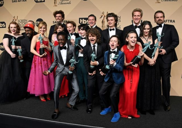 'Stranger Things,' cast members, recipients of the Outstanding Performance by an Ensemble