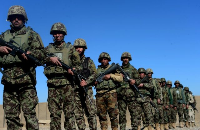 Afghan National Army soldiers were issued pricey uniforms that may have made soldiers easi