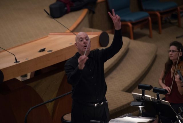 Bard College President Leon Botstein, shown here conducting his American Symphony Orchestr