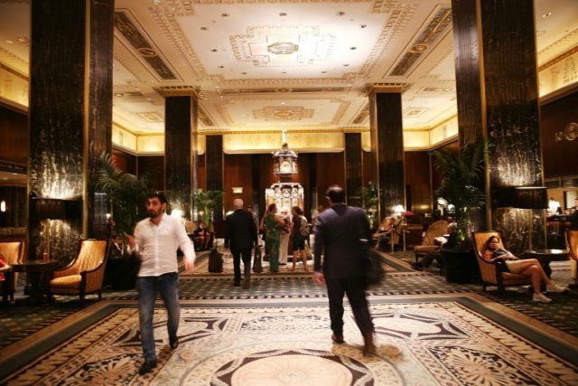 New York's landmark Waldorf Astoria Hotel: a report says the hotel's owner Anbang has been