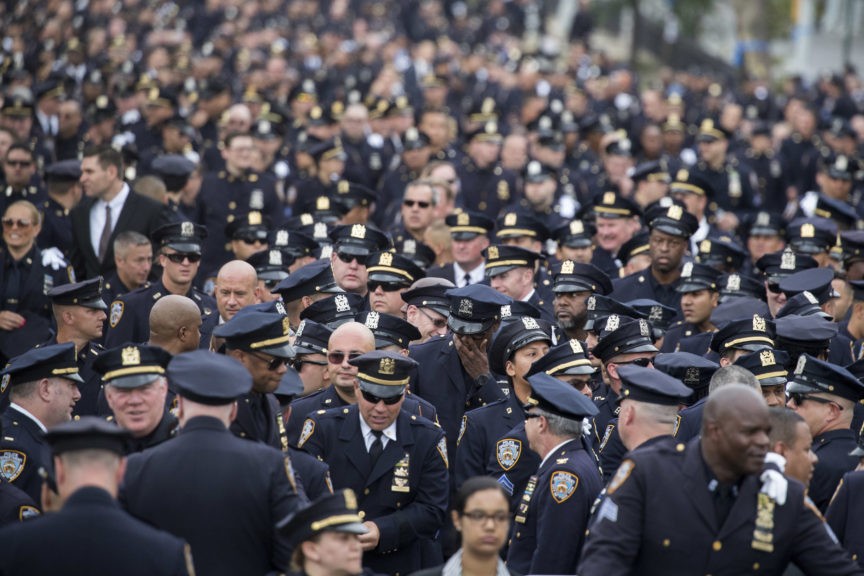 funeral of slain nyc police officer