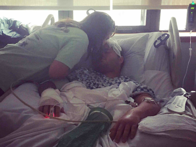 Surveillance footage from a Florida airport runway caught the horrifying moment lightning