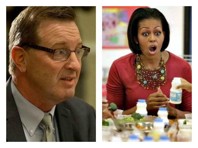 David Binkle, 55, a former chef who ultimately oversaw a budget of hundreds of millions of dollars as he implemented Michelle Obama’s school lunch program in the LAUSD pleaded not guilty to 15 felony counts, including embezzlement and misappropriation of public funds.