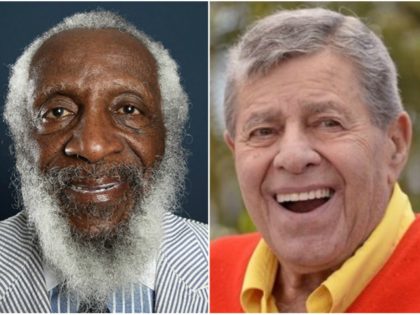 Dick Gregory and Jerry Lewis