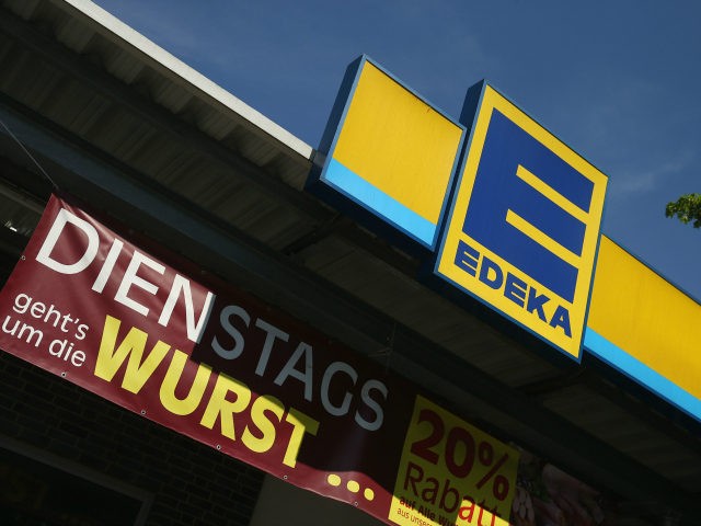 BERLIN, GERMANY - MAY 10: An Edeka supermarket stands on May 10, 2016 in Berlin, Germany.
