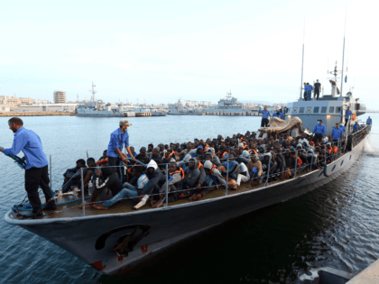 Libyan coastguard migrants