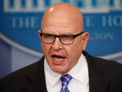 National Security Adviser H.R. McMaster speaks during the daily press briefing at the Whit
