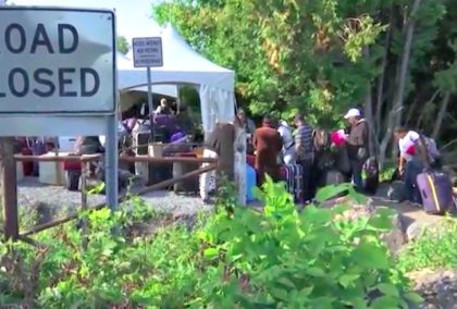 Haitians Crossing US Canada Border AP, Alexa Ard:McClatchy