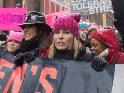 Actress Chelsea Handler participates in the "Women's March On Main" during
