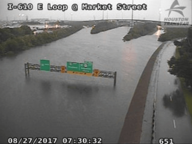 Houston I-10 flooded - Transtar