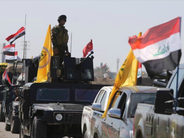 Iraqi paramilitary units mobilize in Nineveh Province, northern Iraq. Photo: AP