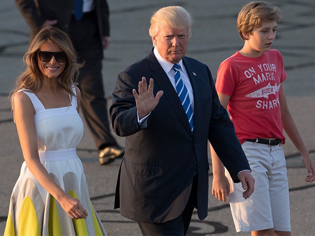 Fashion Notes: Melania, Barron Trump Return to White House in ...