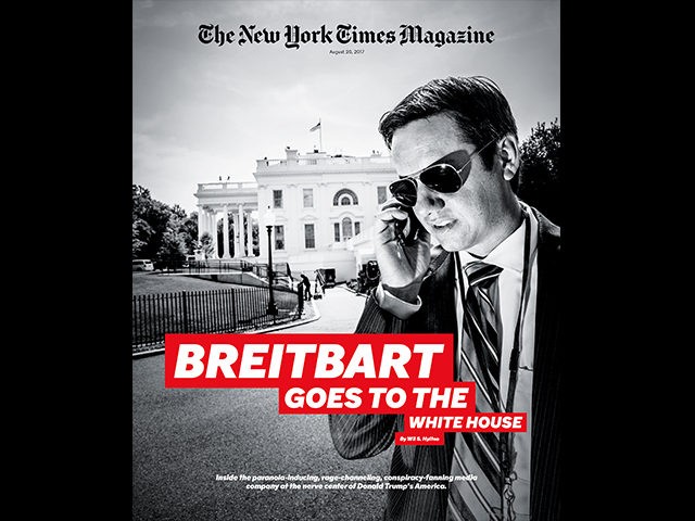 Breitbart News Charlie Spiering New York Times Magazine Cover