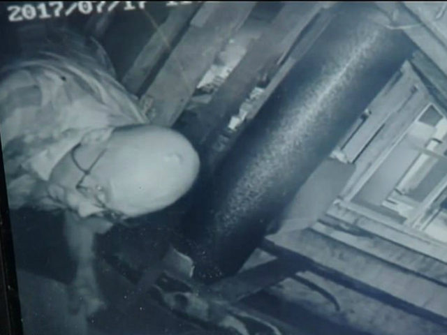Surveillance video allegedly shows Robert Havrilla crawling around Jerome Kennedy's Pittsb