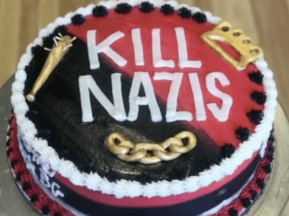 Kill Nazis cake (AshleyShotwellCakes / Instagram)