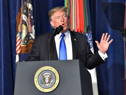 Trump Afghanistan Speech NICHOLAS KAMMAFPGetty Images