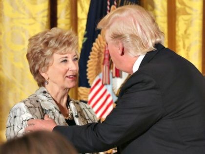 Trump, Linda McMahon Mark WilsonGerty