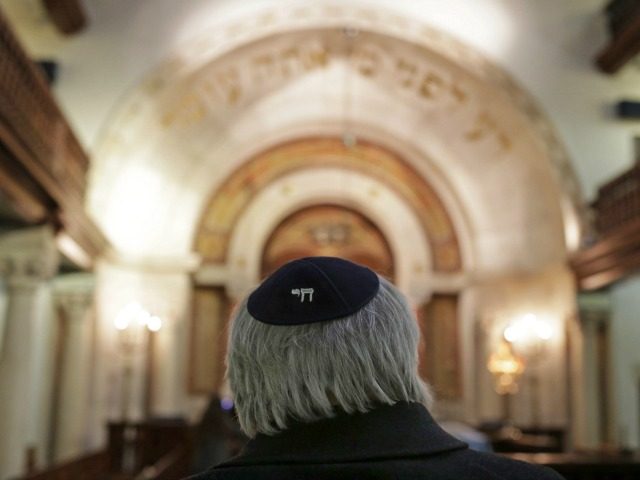 In this photo taken on Wednesday, Jan. 28, 2015, Jose Oulman Bensaude Carp, President of the Jewish community in Lisbon, waits to be interviewed by The Associated Press at the main Jewish synagogue in Lisbon. Portugal is following Spain and granting citizenship rights to the descendants of Jews it persecuted …