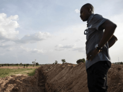 A trench is being dug around the University of Maiduguri in northeast Nigeria to prevent B