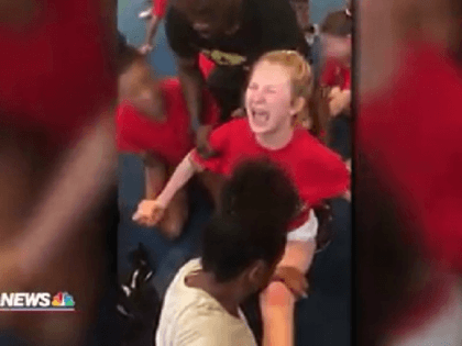 Video showing cheerleaders at East High School repeatedly forced into splits.