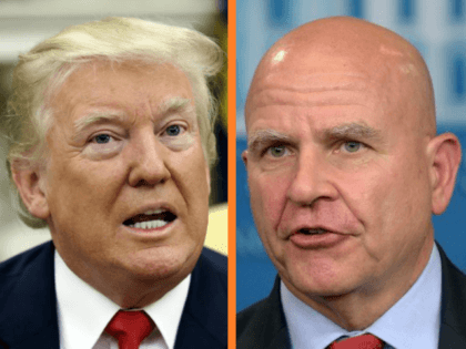 President Donald Trump seemed to channel key sentiments previously expressed in policy speeches delivered by embattled White House National Security Adviser H.R. McMaster