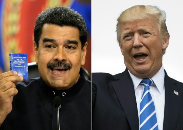 The White House says US President Donald Trump would only agree to speak with Venezuelan l