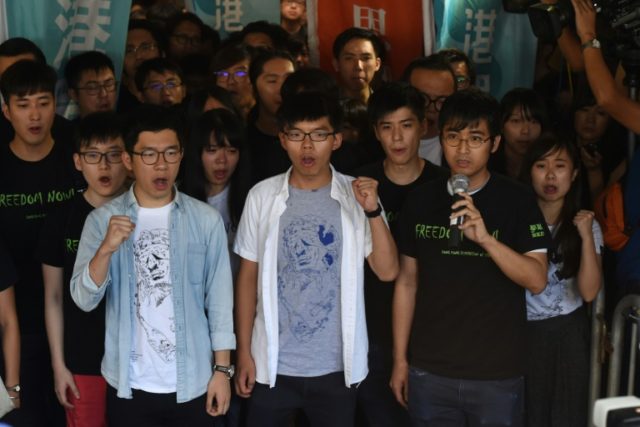 Joshua Wong, Nathan Law and Alex Chow were sentenced to six months, eight months and seven